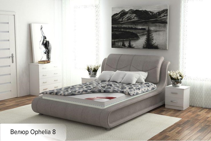 Кровать с механизмом двуспальная Сицилия 160х200 (с коробом) в Орске - изображение 6