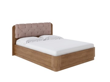 Кровать с механизмом двуспальная Wood Home 1 160х200, Антик (сосна) с брашированием/Лофти Мокко в Бузулуке