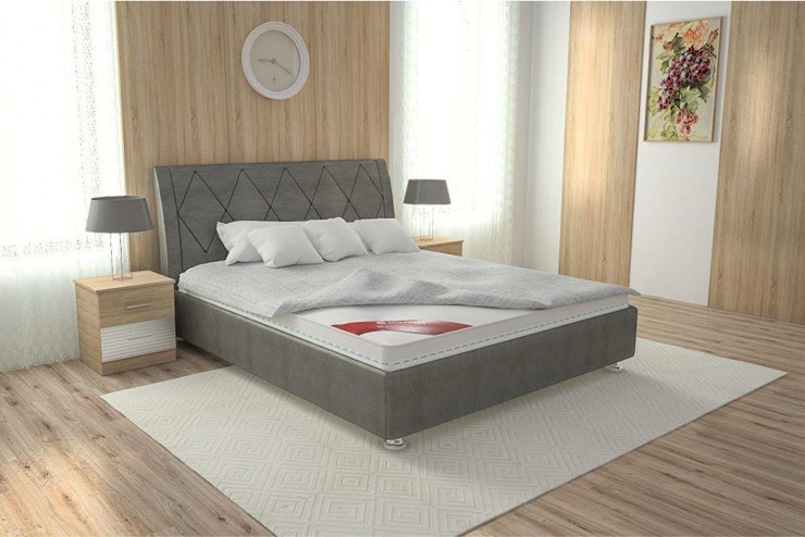 Кровать с подъемным механизмом Верона 160х200 (с коробом) в Орске - изображение 4