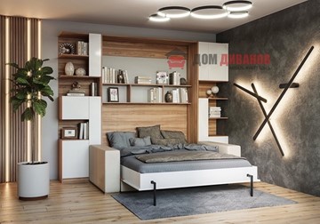 Кровать-шкаф с диваном Дина, 1400х2000 в Бузулуке - предосмотр