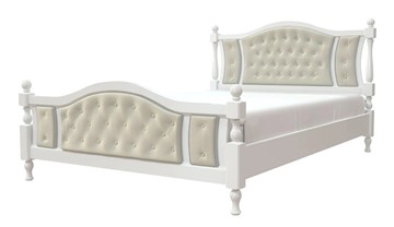 Кровать двуспальная Жасмин (Белый античный) 160х200 в Бузулуке