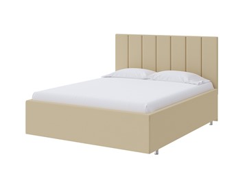 Спальная кровать Modern Large 90х200, Экокожа (Бежевый) в Орске