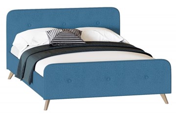Кровать 1-спальная Сиерра 900 (без основания) Аура голубой в Орске