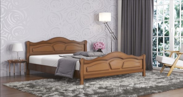Кровать в спальню Легенда 160*200 с основанием в Орске - изображение