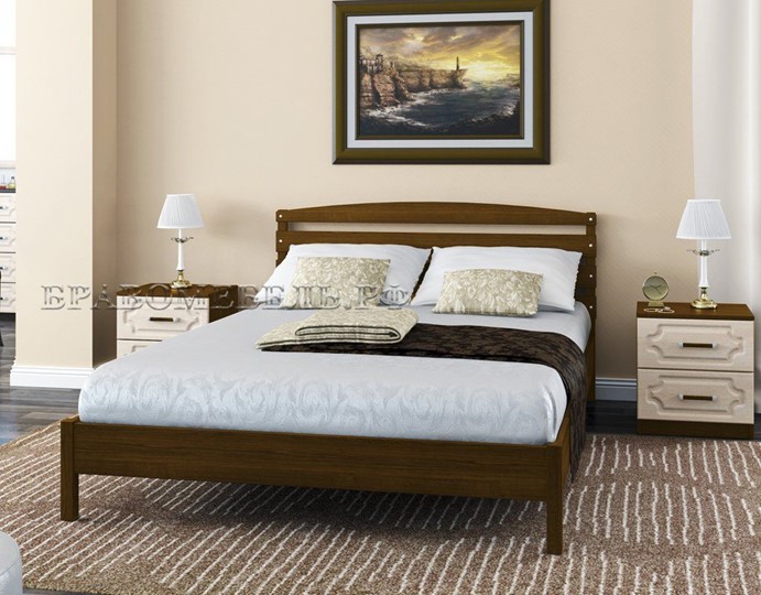 Спальная кровать Камелия-1 (Венге) 140х200 в Бузулуке - изображение 2