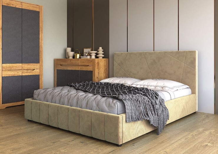 Кровать спальная Нельсон Абстракция 120х200 (вариант 3) без основания в Бузулуке - изображение 1