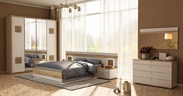 Модульная спальня Фиджи 3, белый в Орске