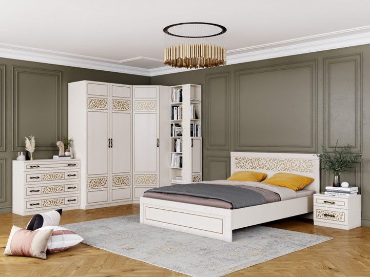 Модульная спальня Оливия  Ваниль / Ясень жемчужный в Бузулуке - изображение