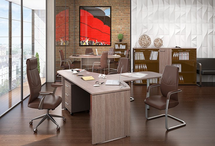 Офисный набор мебели Xten в опенспэйс для четырех сотрудников в Орске - изображение 2