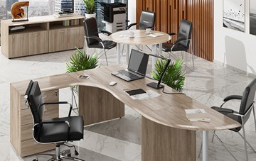 Мебель для персонала Wave 2, рабочий стол и конференц-стол в Орске