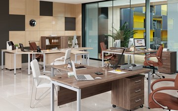 Офисный комплект мебели Xten S 1 - один стол с приставным брифингом в Орске - предосмотр