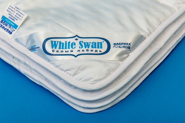 Одеяло лёгкое двуспальное Белый лебедь в Орске - изображение 1