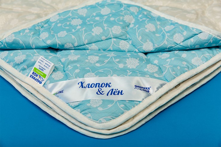 Одеяло легкое полутороспальное Хлопок &  Лен в Бузулуке - изображение 1