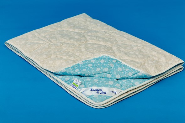 Одеяло легкое двуспальное Хлопок &  Лен в Оренбурге - изображение