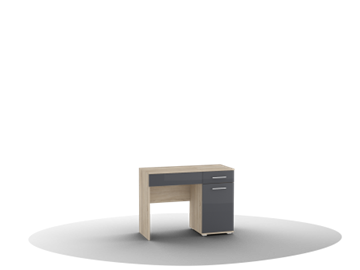 Косметический стол Silvia, Ст-01, цвет фасада антрацит в Бузулуке