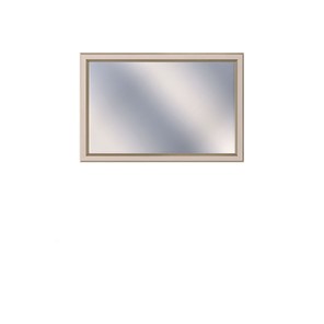 Зеркало навесное Сиена, Бодега белый / патина золото, 92х52 в Бузулуке