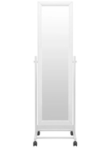 Зеркало напольное в спальню BeautyStyle 27 (135х42,5см) Белое в Орске - предосмотр 1