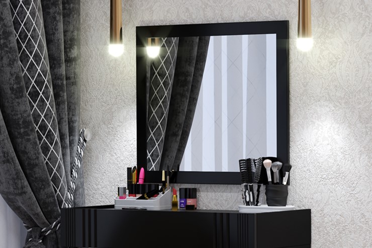 Зеркало Марсель (Черное) в Бузулуке - изображение 2