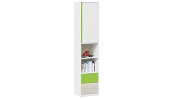 Детский шкаф комбинированный Сканди СМ-386.07.20-20 (Дуб Гарден, Белая, Зеленый) в Бузулуке