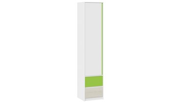 Распашной шкаф Сканди СМ-386.07.21-20 (Дуб Гарден, Белая, Зеленый) в Бузулуке