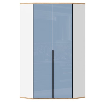 Угловой шкаф Урбан 528.060, белый/капри синий в Бузулуке - изображение