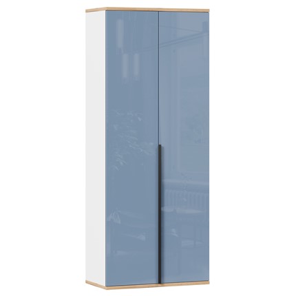 Шкаф двухстворчатый Урбан 528.050, белый/капри синий в Бузулуке - изображение