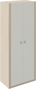Шкаф распашной Глэдис М22 (Шимо светлый/Белый текстурный) в Бузулуке