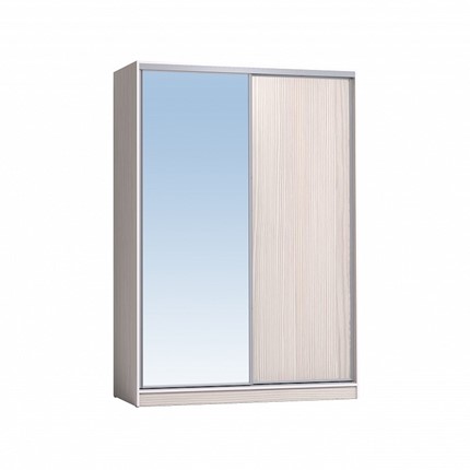 Шкаф 1600 Домашний Зеркало/ЛДСП, Бодега светлый в Орске - изображение