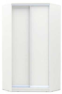 Шкаф-купе угловой 2200х1103х1103, ХИТ У-22-4-11, белая шагрень в Бузулуке - изображение