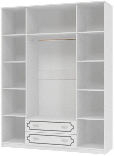 Шкаф четырехстворчатый Лак (Белый Жемчуг) в Бузулуке - изображение 1