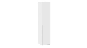 Шкаф одностворчатый Порто (580) СМ-393.07.001 (Белый жемчуг/Белый софт) в Бузулуке