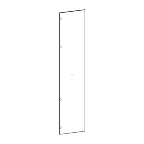 Шкаф с глухим фасадом Марсель 450 (белый) в Бузулуке - предосмотр 4