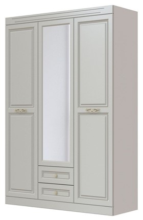 Шкаф трехдверный в спальню Олимп ШР-3 (Фисташковый) 1 зеркало в Бузулуке - изображение