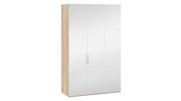 Шкаф для одежды Эмбер СМ-348.07.009 (Яблоня Беллуно/Белый глянец) в Бузулуке
