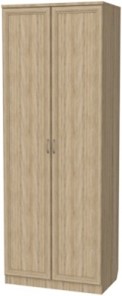 Двухстворчатый шкаф 101 со штангой,цвет Дуб Сонома в Бузулуке