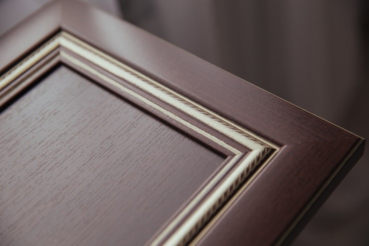 Угловой шкаф-стеллаж Беатрис М14 правый (Орех Гепланкт) в Орске - изображение 1