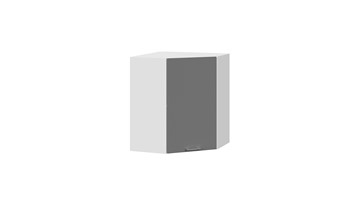 Навесной кухонный шкаф Габриэлла 1В6У (Белый/Титан) в Орске
