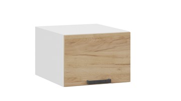 Навесной кухонный шкаф Детройт 1В5ГП (Белый/Дуб Крафт золотой) в Бузулуке