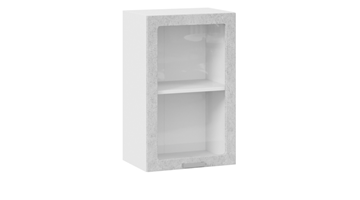 Кухонный шкаф Гранита 1В45С (Белый/Бетон снежный) в Бузулуке - предосмотр