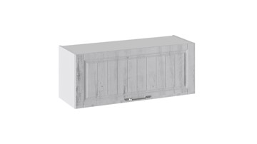 Кухонный навесной шкаф Прованс (Белый глянец/Санторини светлый) В_36-90_1ДО в Бузулуке
