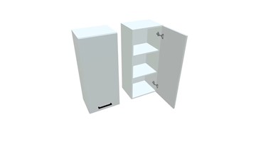 Кухонный навесной шкаф В9 45, Белое гладкое Ламарти/Белый в Орске