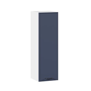 Навесной кухонный шкаф высокий 300 Индиго ЛД 298.410.000.108, Белый/Тёмно-синий в Бузулуке