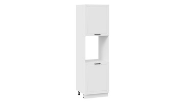 Кухонный шкаф-пенал под бытовую технику Лорас 1П6 (Белый/Холст белый) в Бузулуке