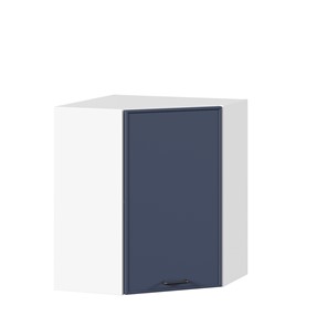 Шкаф кухонный угловой Индиго ЛД 298.610.000.116, Белый/Тёмно-синий в Орске
