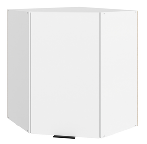 Угловой кухонный шкаф Стоун  L600x600 (1 дв. гл.) (белый/джелато софттач) в Бузулуке