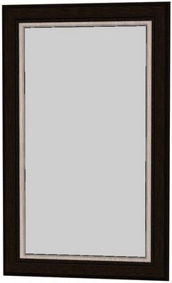 Настенное зеркало ЗП1, цвет Венге, 000026503 в Орске - изображение