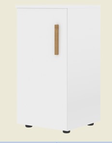 Низкий шкаф колонна с глухой дверью левой FORTA Белый FLC 40.1 (L) (399х404х801) в Бузулуке