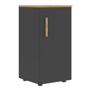 Низкий шкаф колонна с правой дверью FORTA Графит-Дуб Гамильтон  FLC 40.1 (R) (399х404х801) в Орске