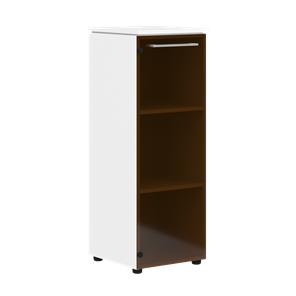 Шкаф колонна MORRIS Дуб Базель/Белый MMC 42 (429х423х1188) в Бузулуке