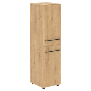 Шкаф узкий средний с глухими дверьми LOFTIS Дуб Бофорд LMC LMC 40.4 (400х430х1517) в Бузулуке